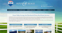 Desktop Screenshot of houseandacreage.com